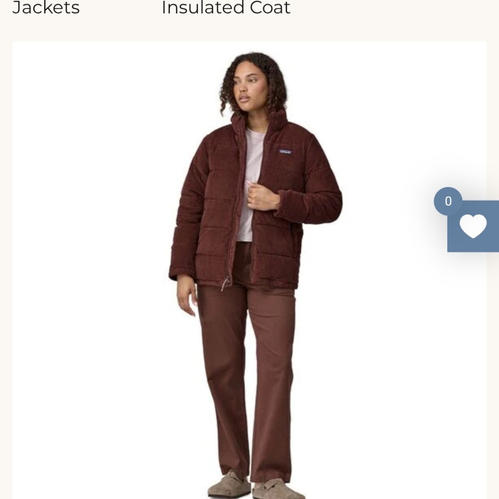 Patagonia Women's Puffer Jacket - red/ Brown - lightly used